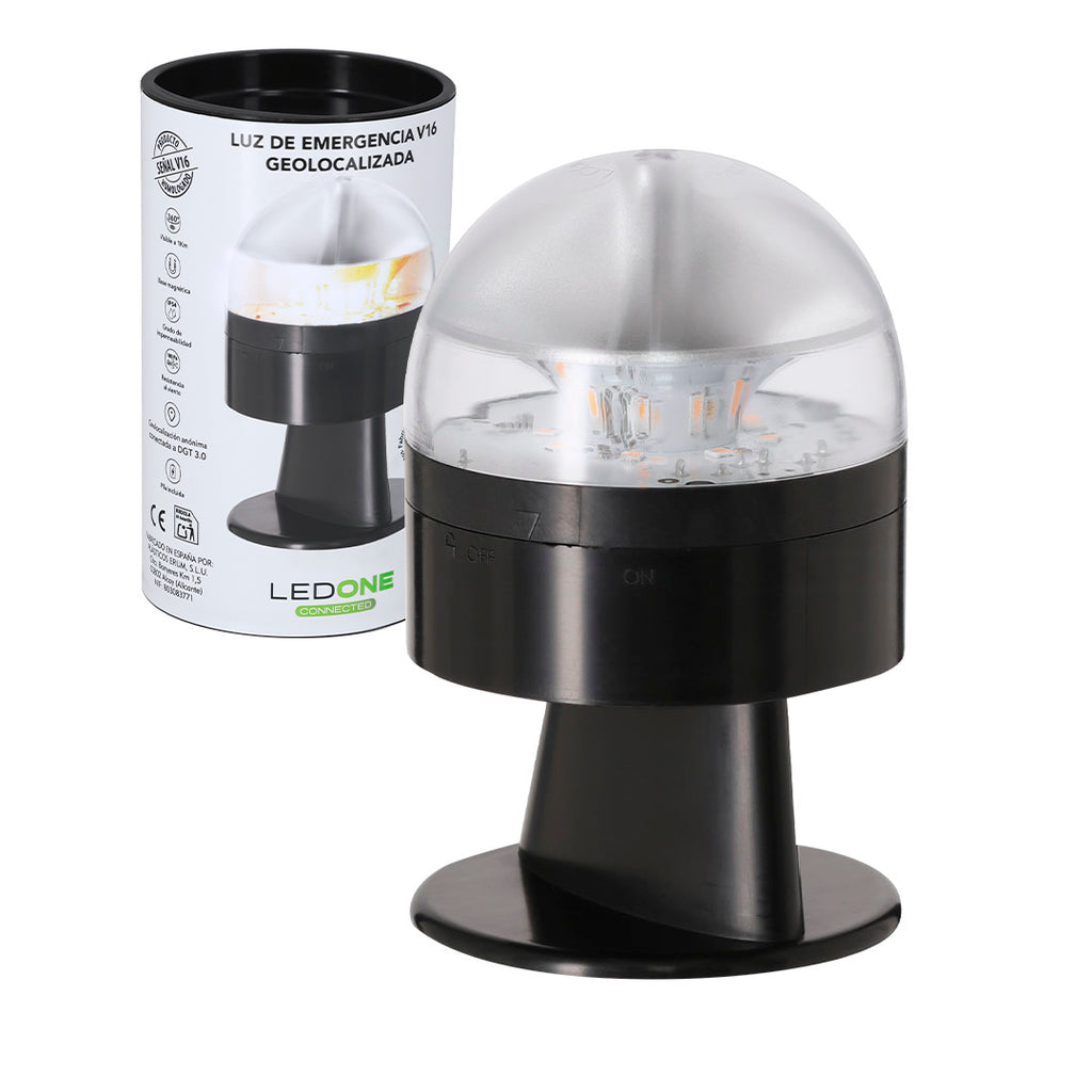 Lumière d'urgence géolocalisée V16 pour véhicules Busby