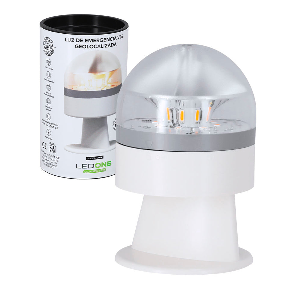 Lumière d'urgence géolocalisée V16 pour véhicules Busby