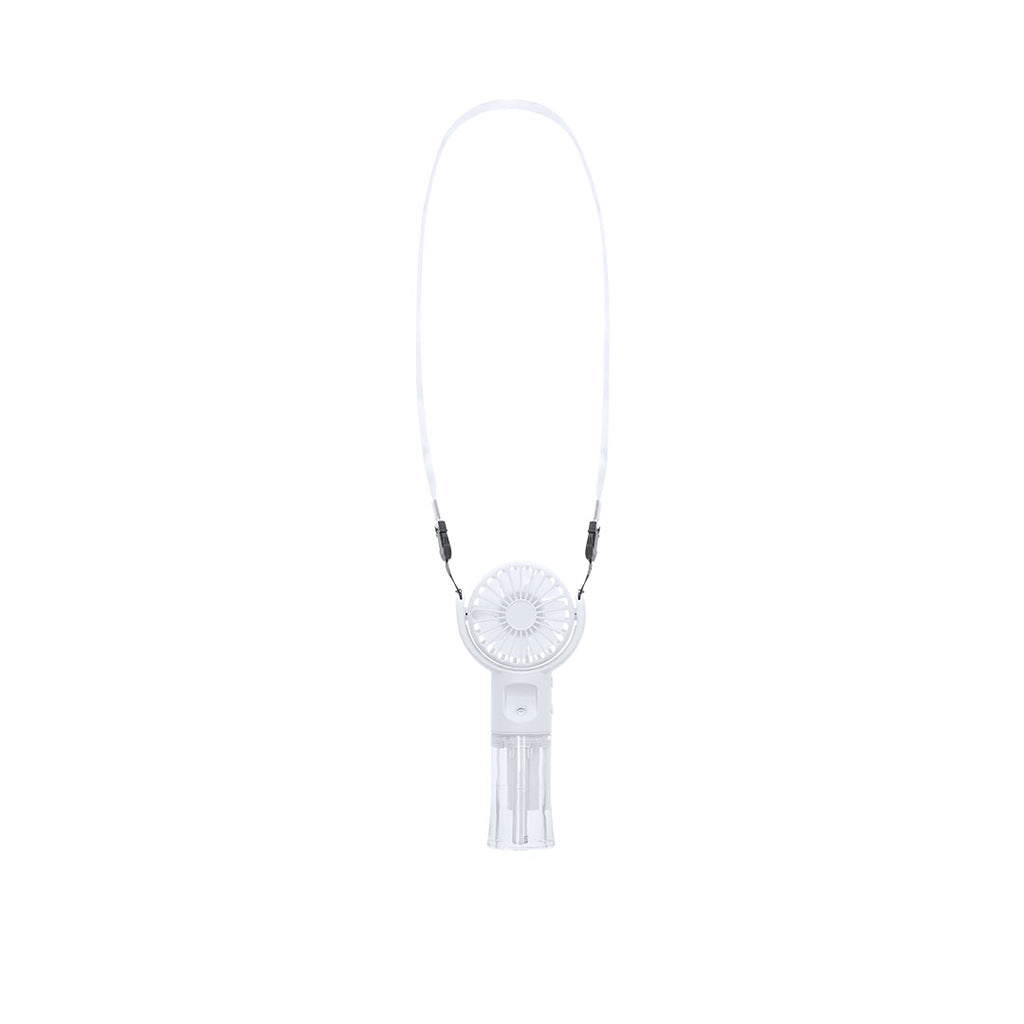 Ventilateur portatif blanc à pulvérisation petit ventilateur portable compatible avec des connexions USB Type C
