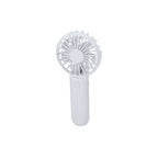 Ventilateur portable blanc avec trois vitesses reglables connexions USB Type C Batterie 400 mAh